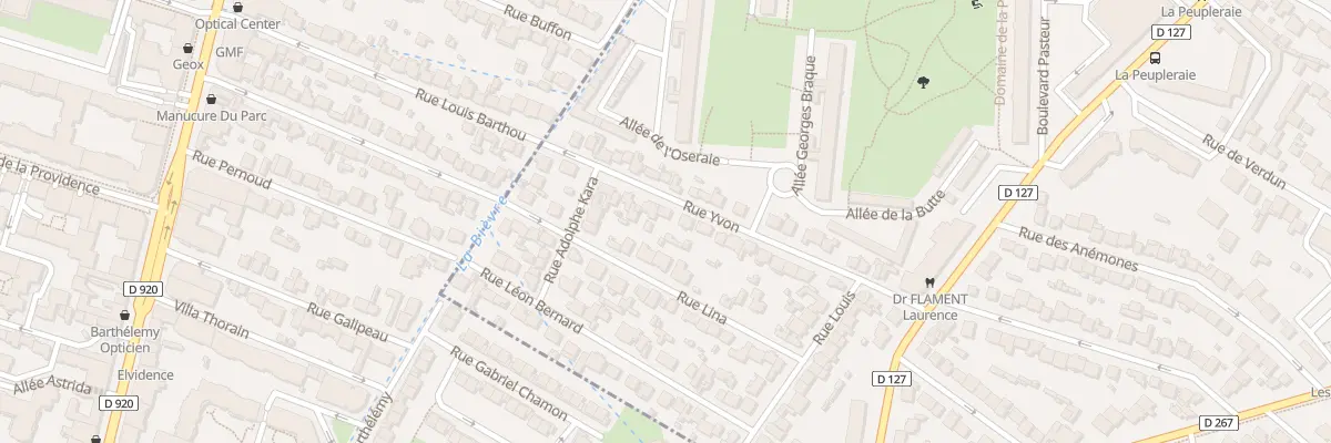 Plan du 32 Rue Yvon à Fresnes