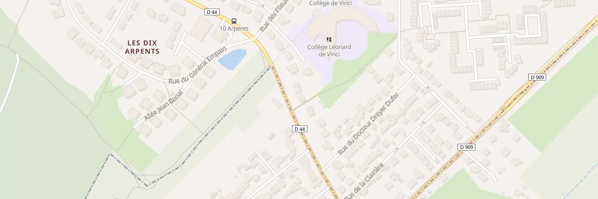 Plan du 21B Rue Berthelot à Bouffémont
