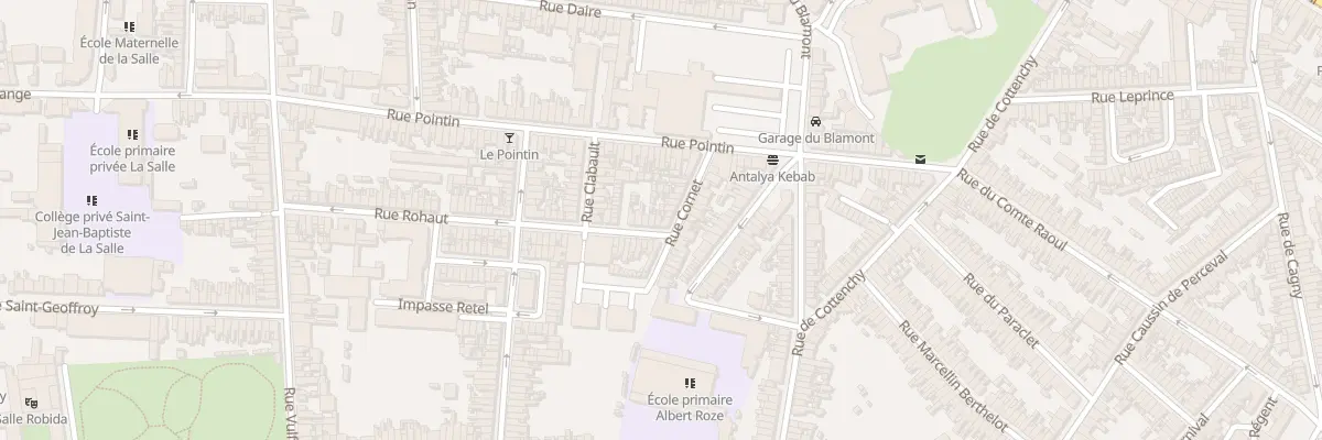 Plan du 87 Rue Rohaut à Amiens