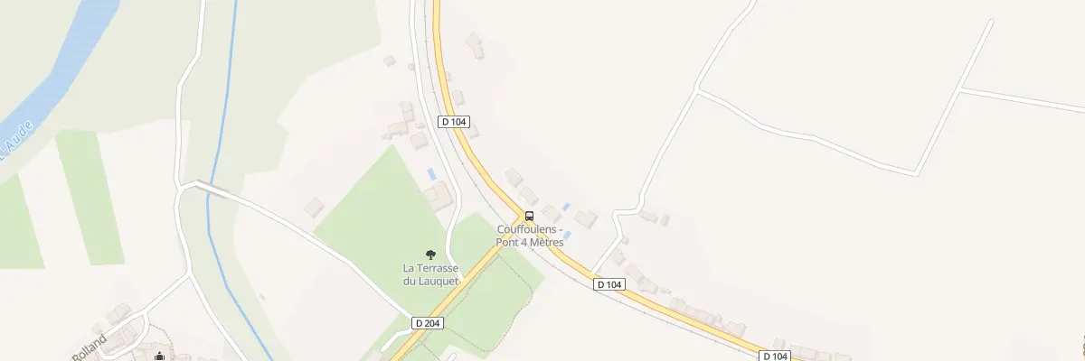 Plan du 2B Rte de Carcassonne à Couffoulens