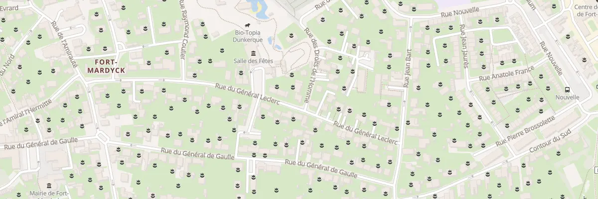 Plan du 20 Rue du General Leclerc Fm à Dunkerque