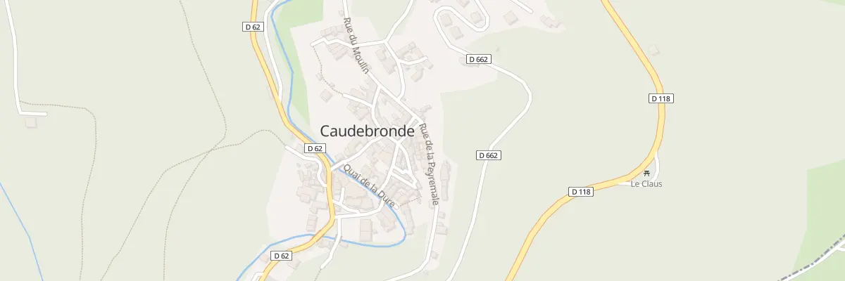 Plan du 73 Le Village à Caudebronde