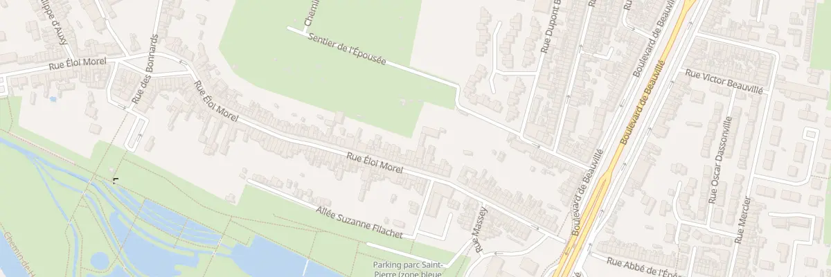 Plan du 215 Rue Eloi Morel à Amiens