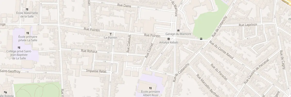 Plan du 14 Rue Cornet à Amiens