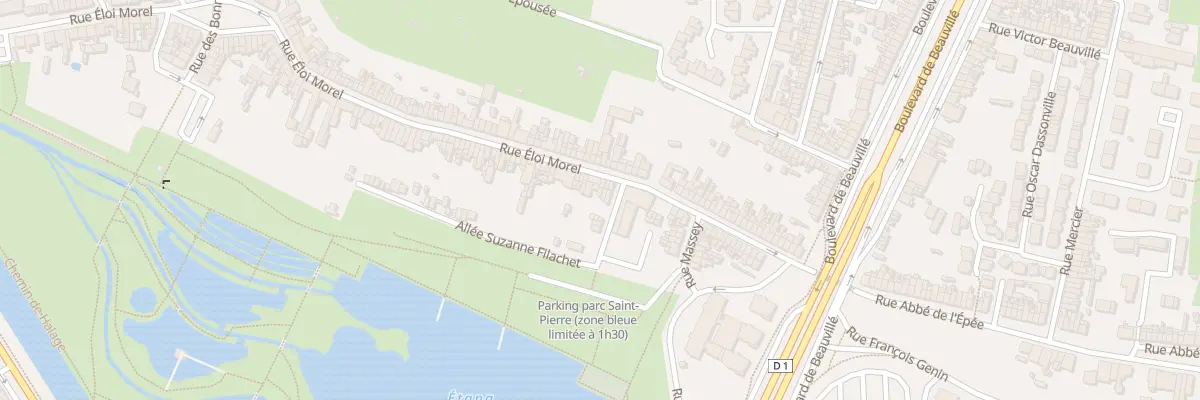 Plan du 226 Rue Eloi Morel à Amiens