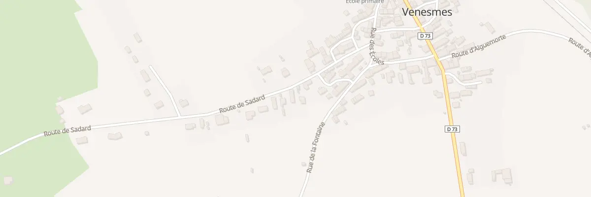 Plan du 21 Rte de Sadard à Venesmes