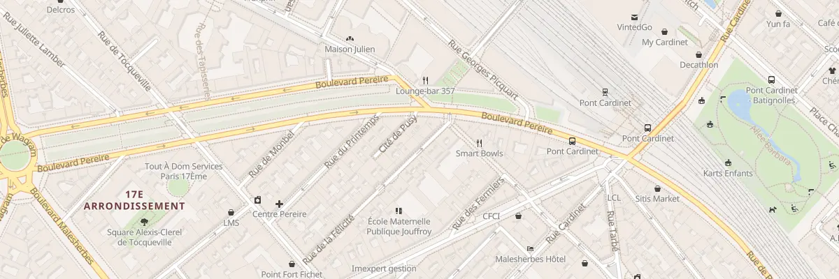 Plan du 41 Rue de la Félicité à Paris 17e Arrondissement