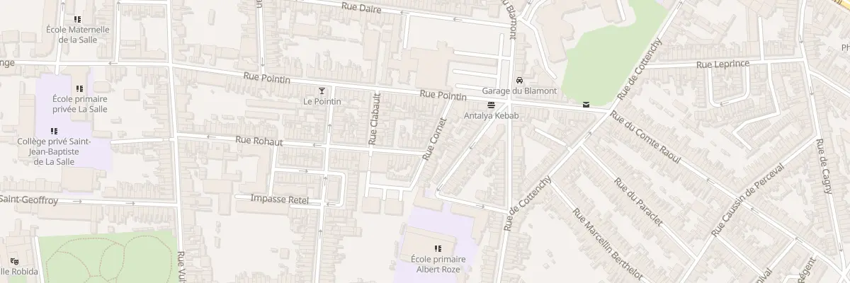 Plan du 18 Rue Cornet à Amiens