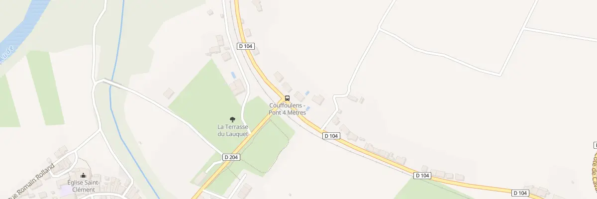 Plan du 32 Rue de la Gare à Couffoulens
