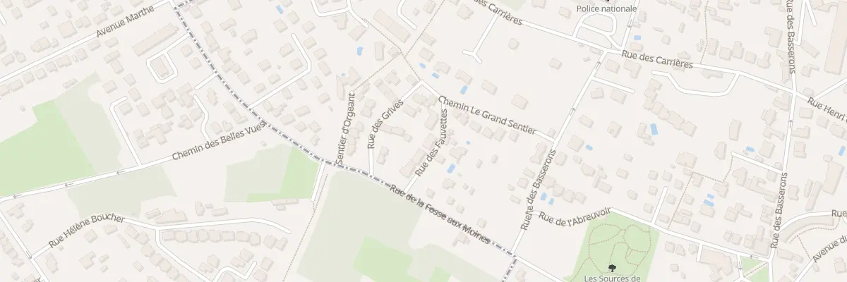 Plan du 9 Rue des Fauvettes à Montmorency