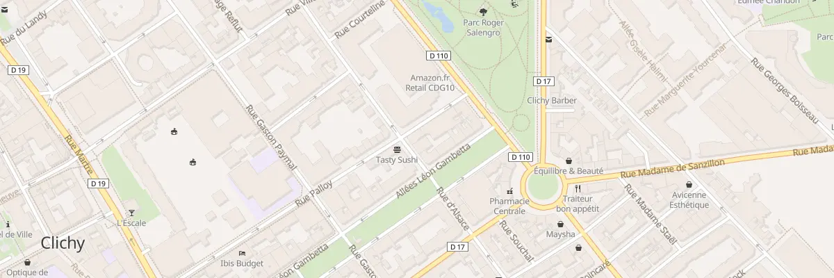 Plan du 46B Rue d’Alsace à Clichy
