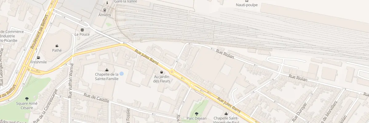 Plan du 8 Rue Riolan à Amiens