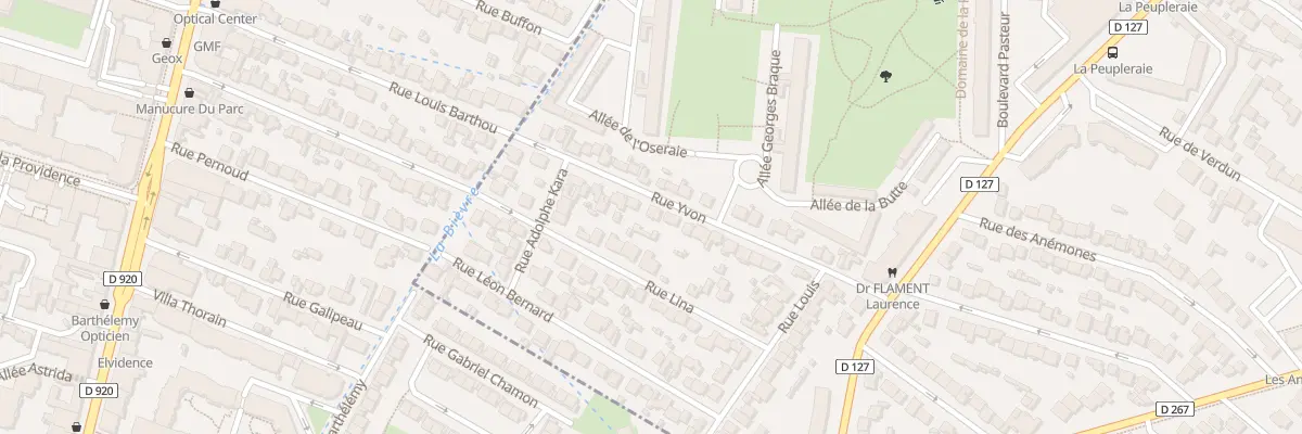 Plan du 34 Rue Yvon à Fresnes