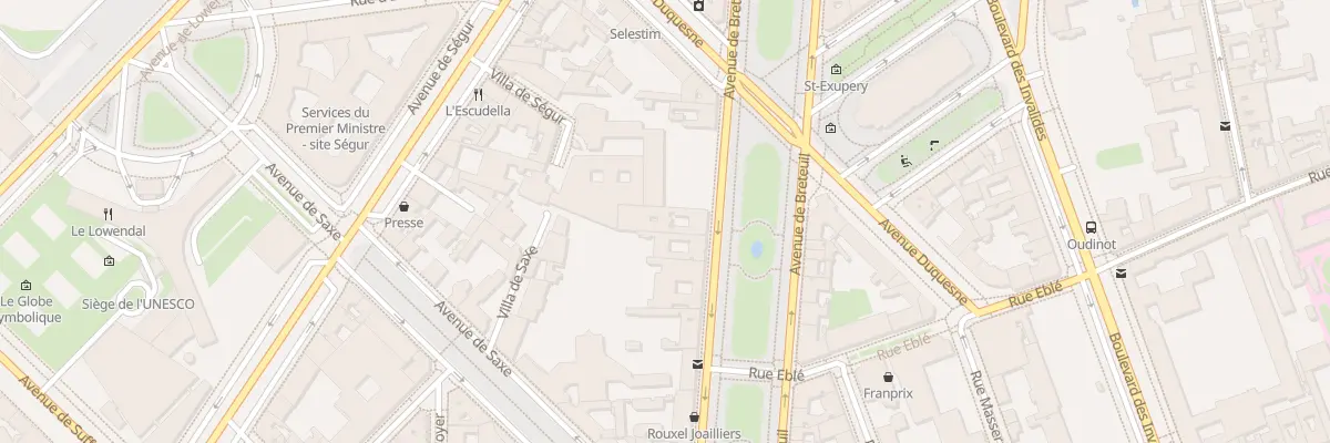 Plan du 52 Av de Breteuil à Paris 7e Arrondissement
