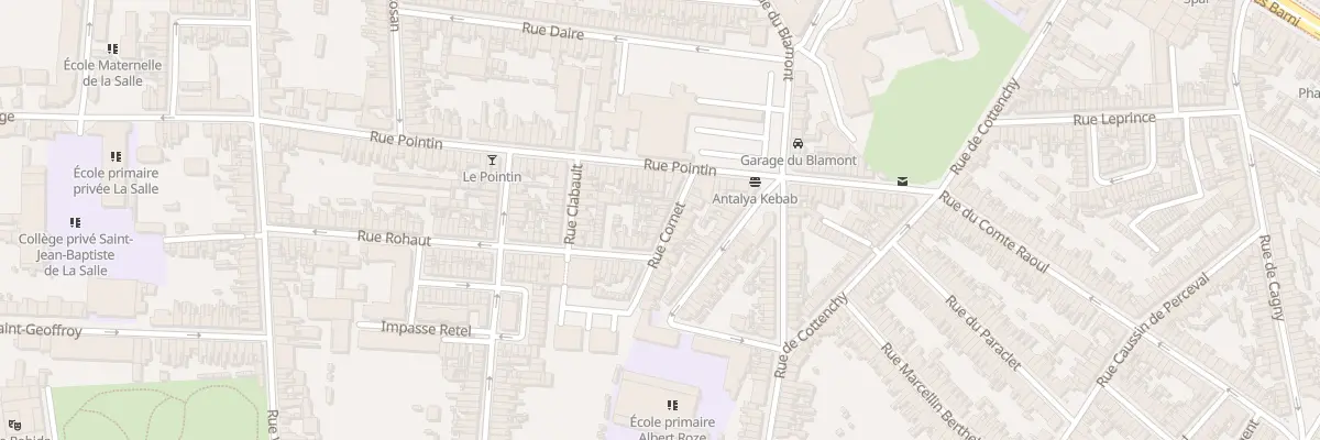Plan du 12 Rue Cornet à Amiens