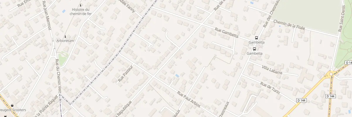 Plan du 47 Rue de la République à Montmorency