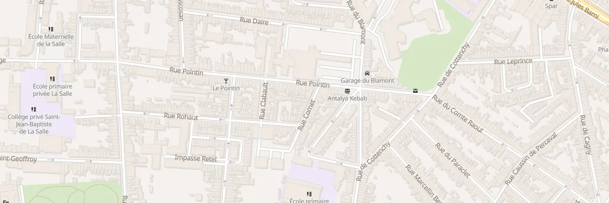 Plan du 6 Rue Cornet à Amiens