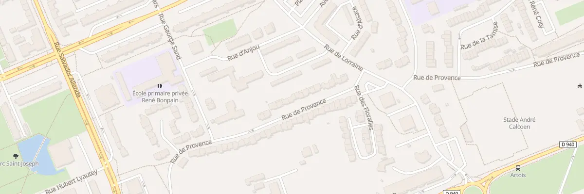 Plan du 25 Rue de Provence à Grande-Synthe