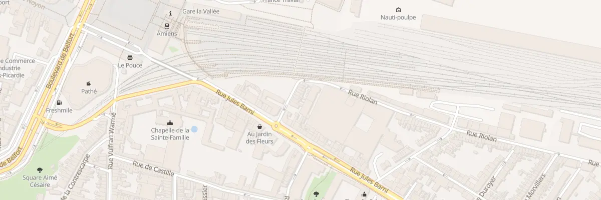 Plan du 12 Rue Riolan à Amiens