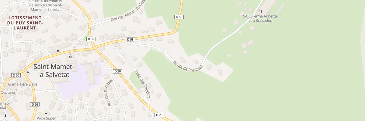 Plan du 6201 Marmaliou à Saint-Mamet-la-Salvetat