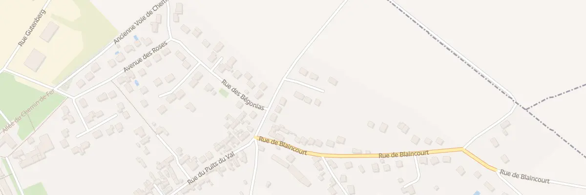 Plan du 46 Le Haut de la Ruelle de Cr à Ercuis
