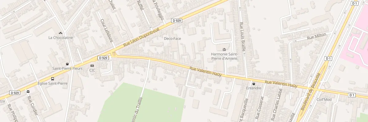Plan du 65 Rue Valentin Haüy à Amiens