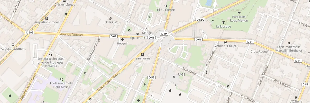 Plan du 90 Rue Maurice Arnoux à Montrouge