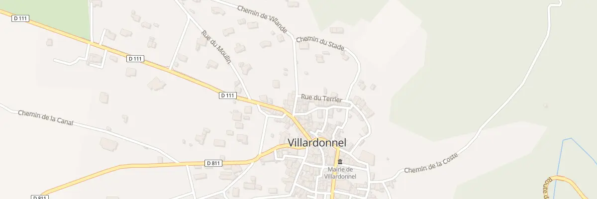 Plan du 50 Rte de Cuxac-cabardés à Villardonnel