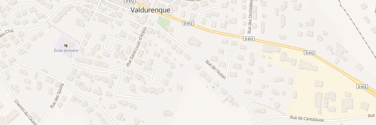 Plan du 14 Rue de l’Autan à Valdurenque