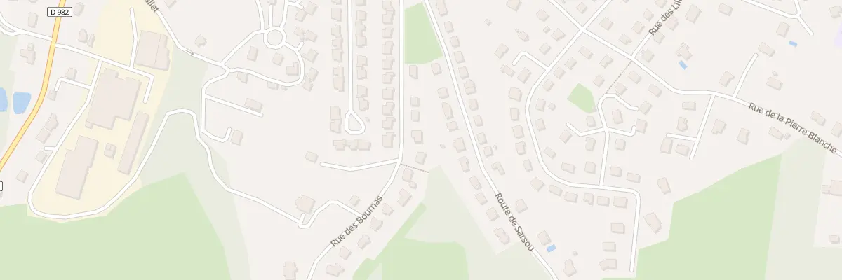 Plan du 9 Rue des Bournas à Ussel