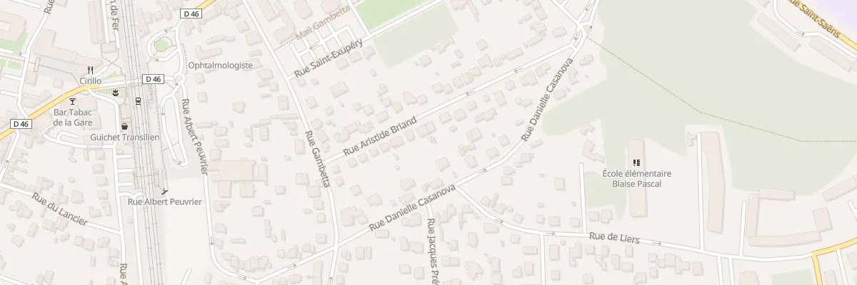 Plan du 16 Rue Aristide Briand à Saint-Michel-sur-Orge
