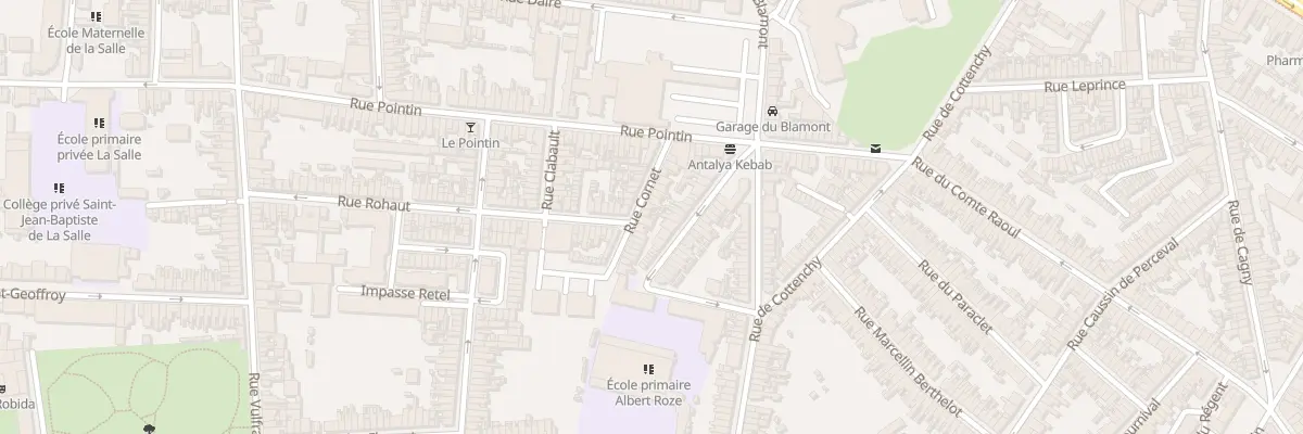 Plan du 21 Rue Cornet à Amiens