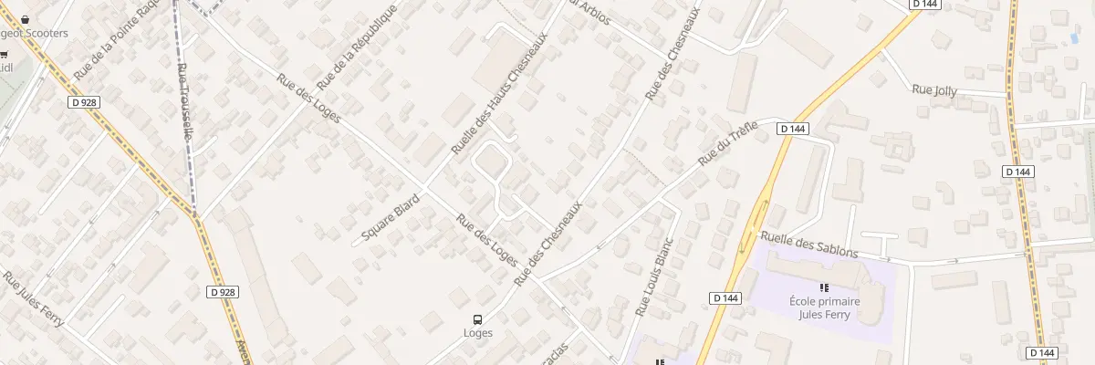 Plan du 82 Rue des Chesneaux à Montmorency