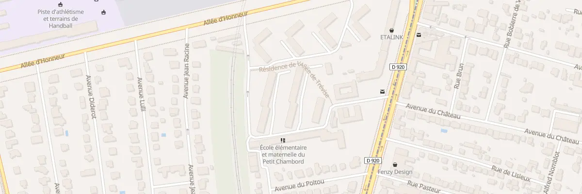 Plan du 31 All de Trévise à Sceaux