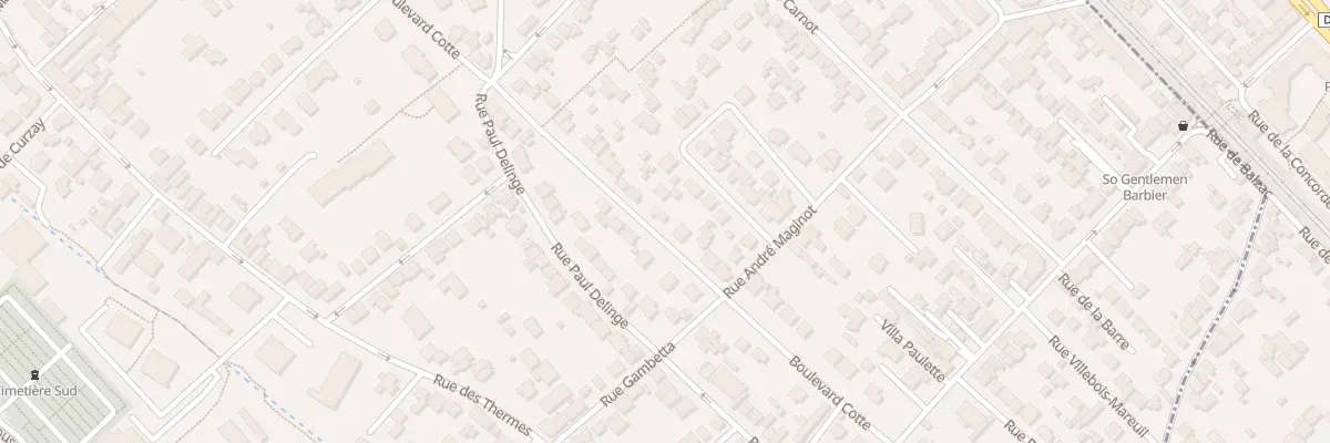 Plan du 59 Bd Cotte à Enghien-les-Bains