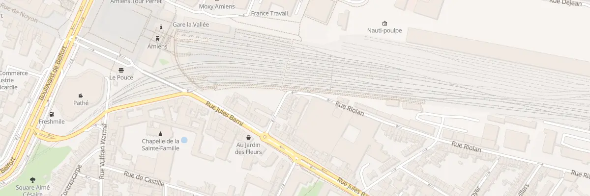Plan du 22 Rue Riolan à Amiens