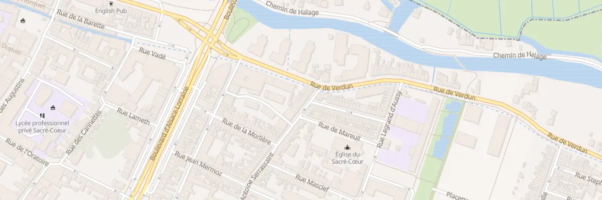Plan du 115 Rue Claudius Serrassaint à Amiens