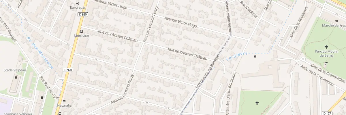 Plan du 34 Rue de l’Ancien Château à Antony