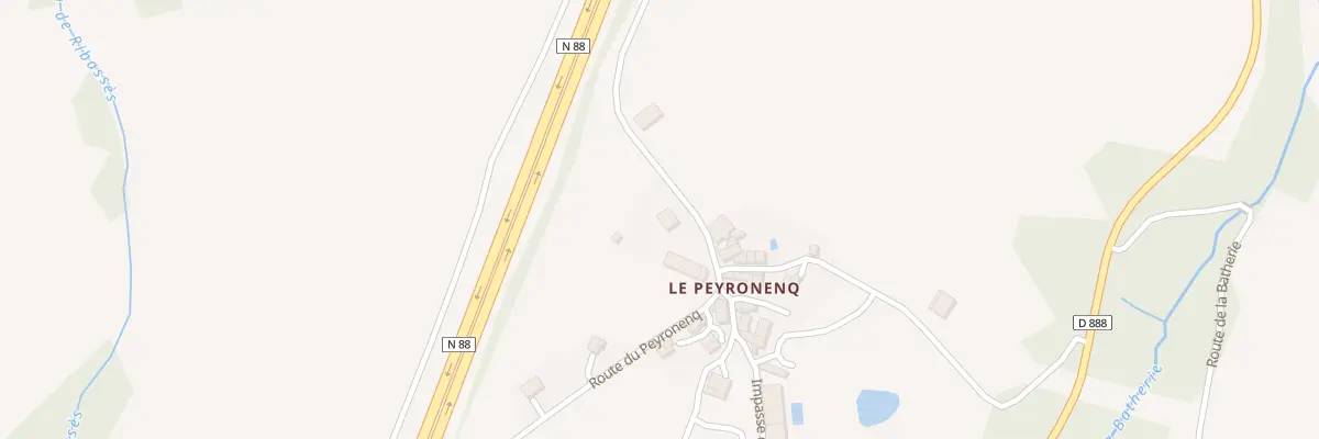 Plan du 5100 Le Peyronnenq à Tauriac-de-Naucelle