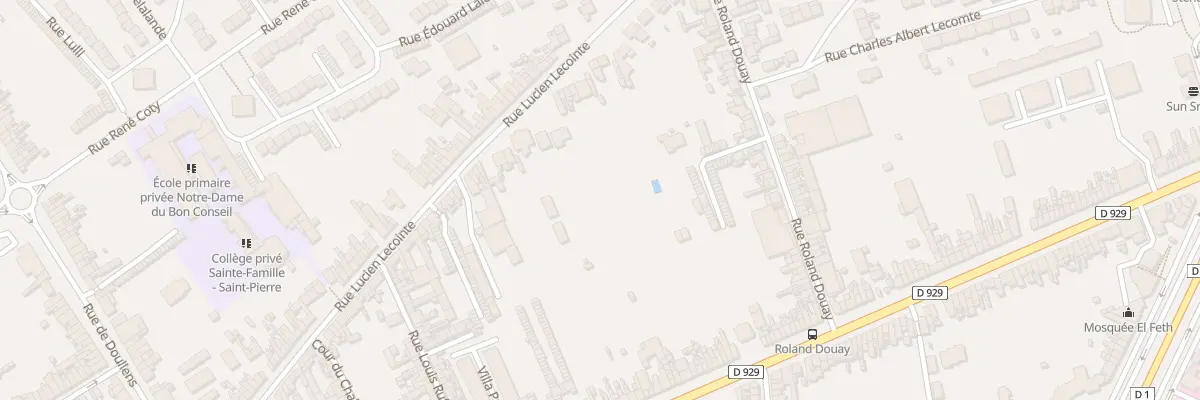 Plan du 156 Rue Lucien Lecointe à Amiens