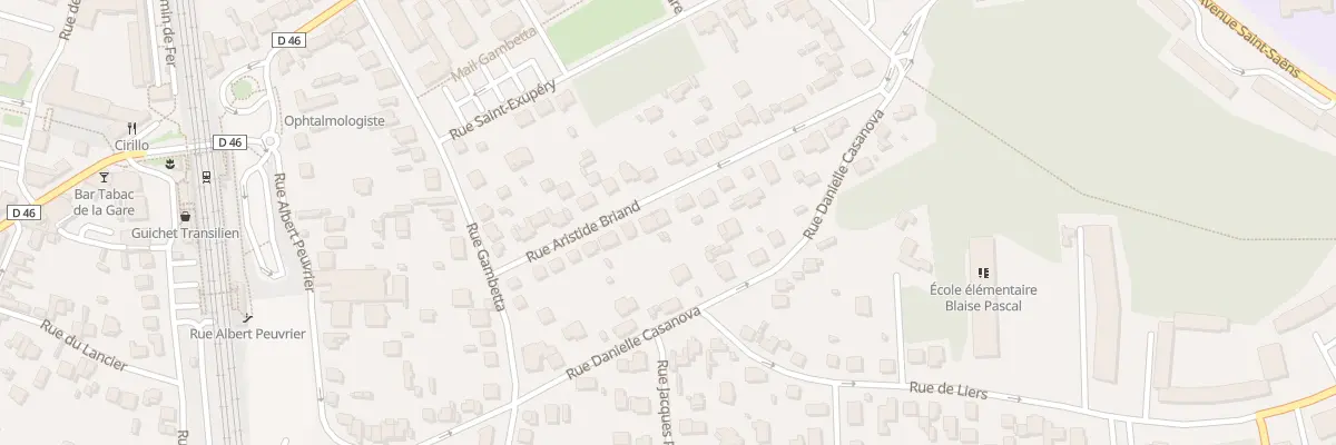 Plan du 18 Rue Aristide Briand à Saint-Michel-sur-Orge