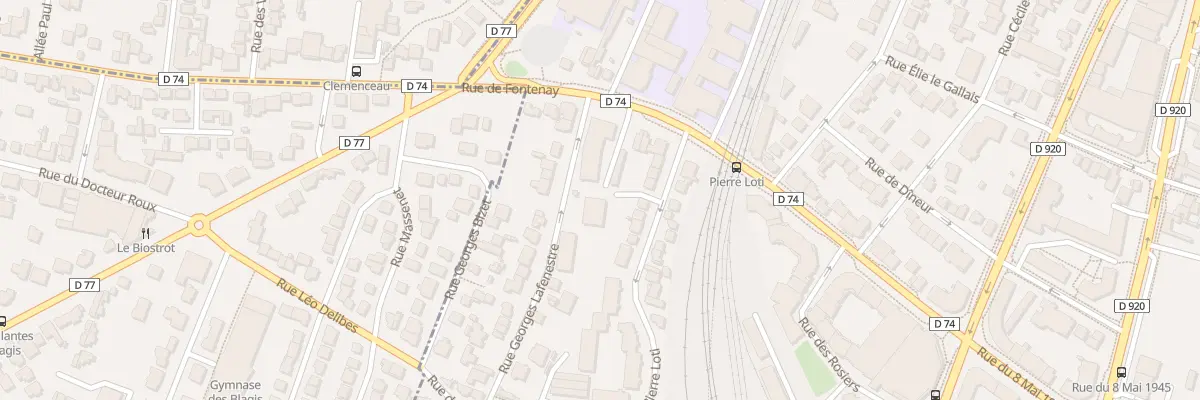 Plan du 16 Rue Georges Lafenestre à Bourg-la-Reine