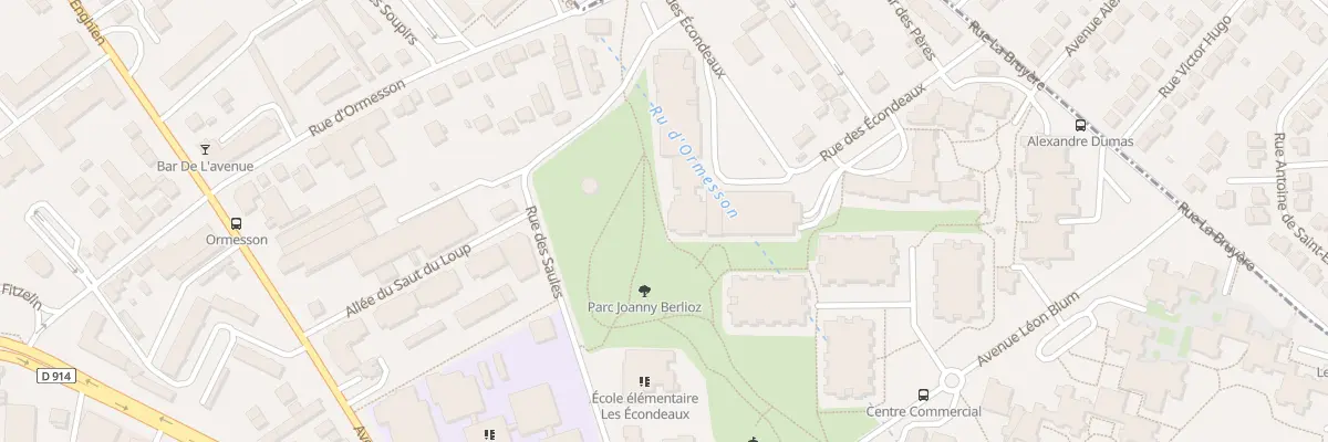 Plan du 25 Rue des Econdeaux à Épinay-sur-Seine