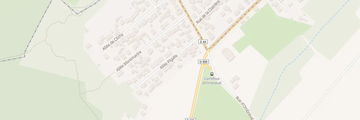 Plan du 7 All Pigalle à Domont