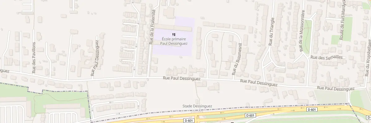 Plan du 446 Rue Paul Dessinguez à Dunkerque