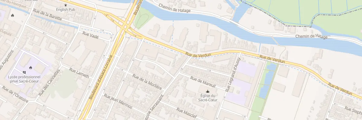 Plan du 119 Rue Claudius Serrassaint à Amiens
