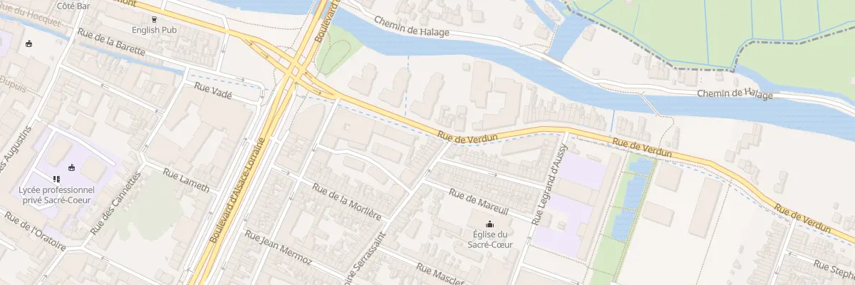 Plan du 123 Rue Claudius Serrassaint à Amiens