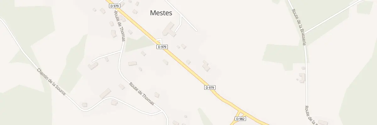 Plan du 25 Gr de la Serre à Mestes