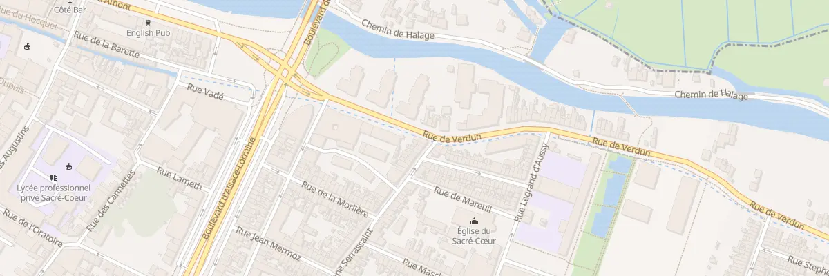 Plan du 125 Rue Claudius Serrassaint à Amiens