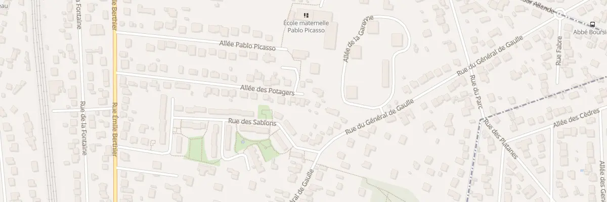 Plan du 30 All des Potagers à Saint-Michel-sur-Orge
